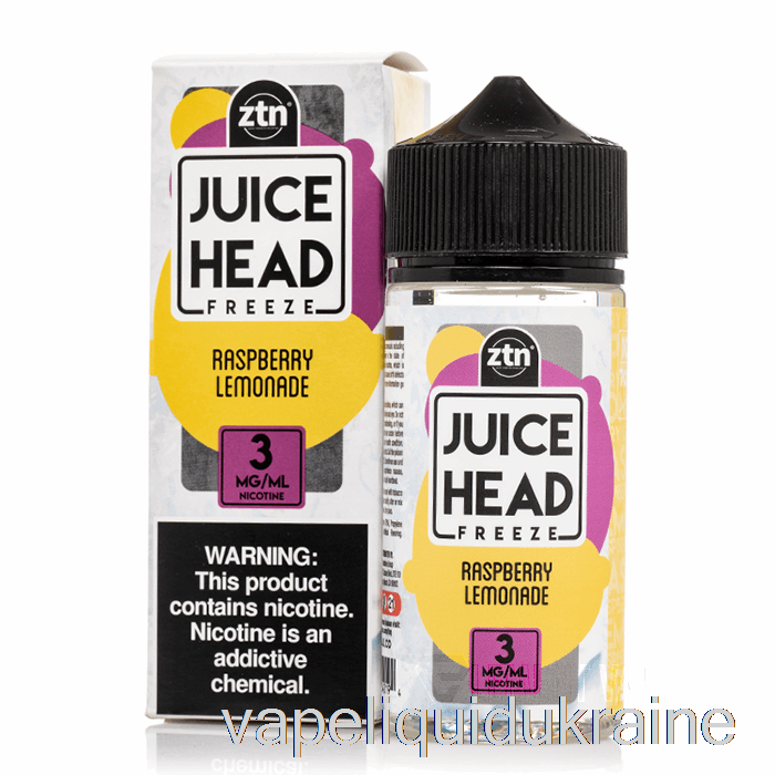 Vape Liquid Ukraine FREEZE Raspberry Lemonade - Juice Head - 100mL 3mg